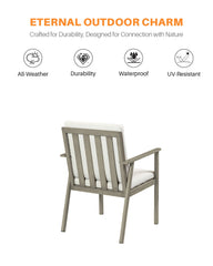 SeeHill 9-Piece Patio Dining Set with Umbrella Hole