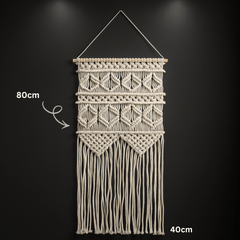 Macrame Wall Hanging, Boho Wall Decor, Bohemian Home Decor, Cotton Macrame, Wall Art