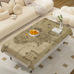 Waterproof Anti-Stain Rectangular Tablecloth – L-Lords Game Rings Design