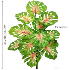 Artificial Monstera Palm Tree – 40–105cm Fake Turtle Leaf Plant