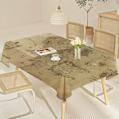 Waterproof Anti-Stain Rectangular Tablecloth – L-Lords Game Rings Design