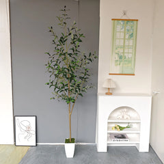 Artificial Olive Tree 1.2–2.0m with Thick Trunk Realistic Faux Plant