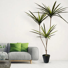Large Artificial Dracaena Plant 90–120cm – Tropical Potted Tree