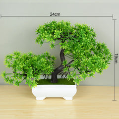 Artificial Bonsai Tree in Pot – Small Fake Plant for Home Decor