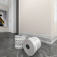 Self-Adhesive Roll-Up Skirting Board – Waterproof Wall Protection Trim