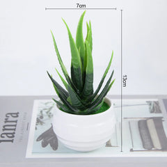 Artificial Bonsai Tree in Pot – Small Fake Plant for Home Decor