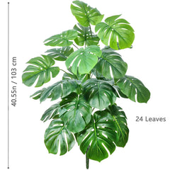 Artificial Monstera Palm Tree – 40–105cm Fake Turtle Leaf Plant