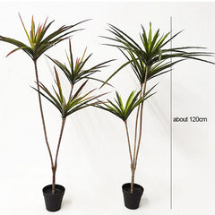 Large Artificial Dracaena Plant 90–120cm – Tropical Potted Tree