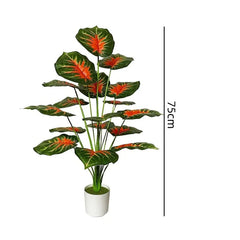 Artificial Tropical Palm Plants – Fake Indoor Home Decor (No Pot)