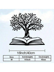 3-Piece Black Metal Tree of Life Wall Art – Wall Hanging Decor Set