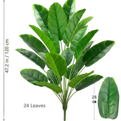 Large Artificial Tropical Palm Tree – 65–132cm Real Touch Banana Plant