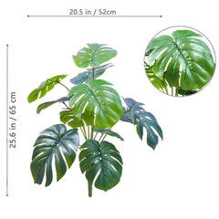 Artificial Monstera Palm Tree – 40–105cm Fake Turtle Leaf Plant