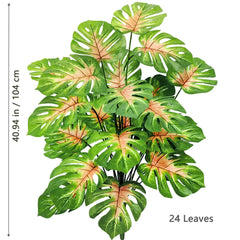 Artificial Monstera Palm Tree – 40–105cm Fake Turtle Leaf Plant
