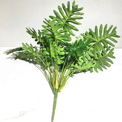 Artificial Palm Monstera Plant 40cm – 23-Head Silk Potted Decor