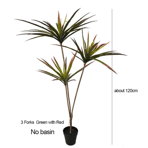 Large Artificial Dracaena Plant 90–120cm – Tropical Potted Tree