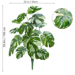 Artificial Monstera Palm Tree – 40–105cm Fake Turtle Leaf Plant