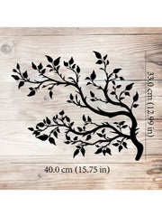 3-Piece Black Metal Tree of Life Wall Art – Wall Hanging Decor Set