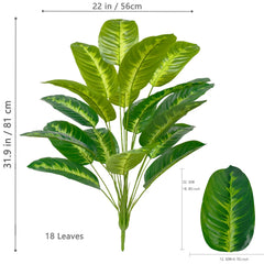 Large Artificial Tropical Palm Tree – 65–132cm Real Touch Banana Plant