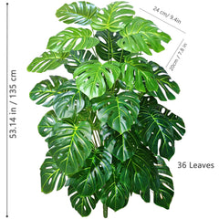 Artificial Monstera Palm Tree – 40–105cm Fake Turtle Leaf Plant