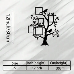 3-Piece Black Metal Tree of Life Wall Art – Wall Hanging Decor Set