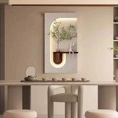 LED Green Plant Wall Lamp – Modern Entrance & Hallway Decor Light