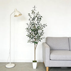Artificial Olive Tree 1.2–2.0m with Thick Trunk Realistic Faux Plant