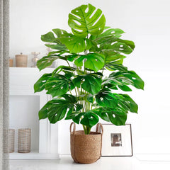 Artificial Monstera Palm Tree – 40–105cm Fake Turtle Leaf Plant