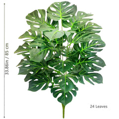 Artificial Monstera Palm Tree – 40–105cm Fake Turtle Leaf Plant
