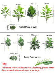 Large Artificial Areca Palm Plant in Pot – Faux Tropical Floor Decor