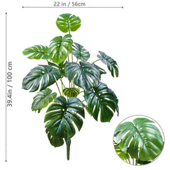 Artificial Monstera Palm Tree – 40–105cm Fake Turtle Leaf Plant