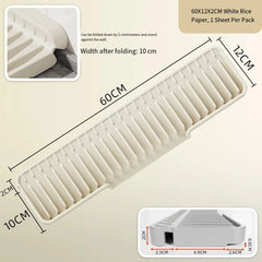 Silicone Kitchen Sink Splash Guard with Soap & Sponge Holder