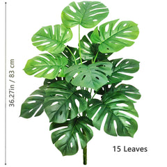 Artificial Monstera Palm Tree – 40–105cm Fake Turtle Leaf Plant