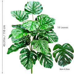 Artificial Monstera Palm Tree – 40–105cm Fake Turtle Leaf Plant