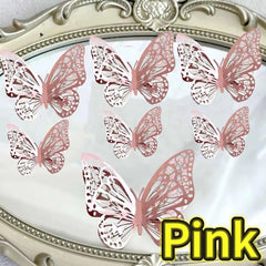 3D Decorative Butterfly Stickers Set (12–240pcs) – DIY Gift & Wall Decor
