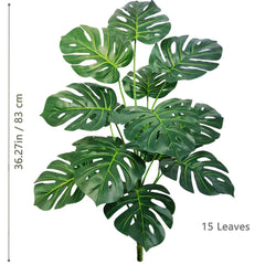 Artificial Monstera Palm Tree – 40–105cm Fake Turtle Leaf Plant