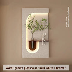 LED Green Plant Wall Lamp – Modern Entrance & Hallway Decor Light