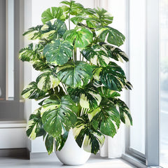 Artificial Monstera Palm Tree – 40–105cm Fake Turtle Leaf Plant