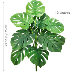 Artificial Monstera Palm Tree – 40–105cm Fake Turtle Leaf Plant