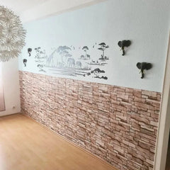 40Pcs Self-Adhesive Waterproof Brick Wallpaper – 38.5×35cm