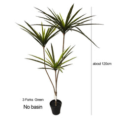 Large Artificial Dracaena Plant 90–120cm – Tropical Potted Tree