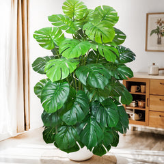 Artificial Monstera Palm Tree – 40–105cm Fake Turtle Leaf Plant