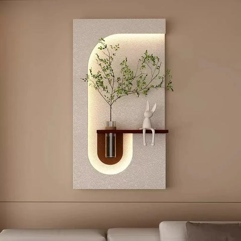 LED Green Plant Wall Lamp – Modern Entrance & Hallway Decor Light