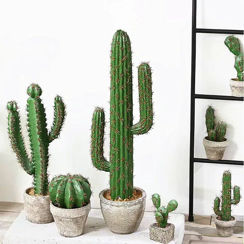 Artificial Cactus Plant 38–43cm – Faux Succulent Home Decor