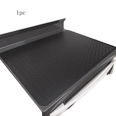 Black Silicone Electric Stove Mat 71x51cm Heat-Resistant Cooktop Protector