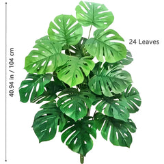 Artificial Philodendron Leaves – Lightweight Indoor Home Decor Plant