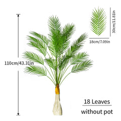 Large Artificial Tropical Palm Plant 50–120cm – Coconut Tree Decor