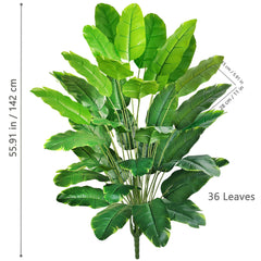 Large Artificial Tropical Palm Tree – 65–132cm Real Touch Banana Plant