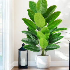 Large Artificial Tropical Palm Tree – 65–132cm Real Touch Banana Plant