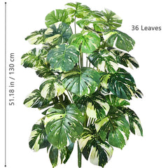 Artificial Monstera Palm Tree – 40–105cm Fake Turtle Leaf Plant