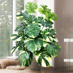 Artificial Monstera Palm Tree – 40–105cm Fake Turtle Leaf Plant